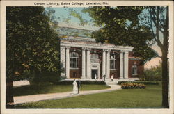 Coram Library, Bates College Postcard