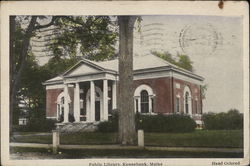 Public Library Kennebunk, ME Postcard Postcard 
