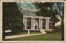 Coram Library, Bates College Lewiston, ME Postcard Postcard Postcard