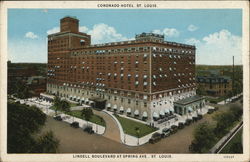 Coronado Hotel St. Louis, Lindell Boulevard at Spring Ave. Coronado Hotel St. Louis, Lindell Boulevard at Spring Ave.
