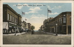 Wisconsin Street, looking East Postcard