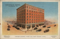 Wicomico Hotel Postcard