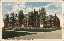 Preparatory School and Gymnasium Postcard