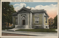 Public Library Postcard