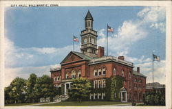 City Hall Willimantic, CT Postcard Postcard Postcard