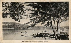 Lakefield Boat Landing Postcard