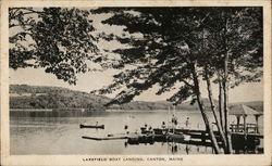 Lakefield Boat Landing Canton, ME Postcard Postcard Postcard