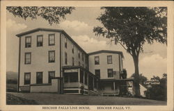 Beecher Falls Line House Vermont Postcard Postcard Postcard