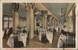 Grand Canyon Hotel Dining Room Yellowstone National Park, WY Postcard Postcard Postcard