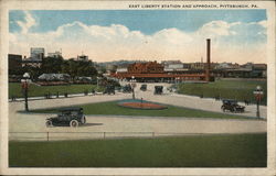 East Liberty Station and Approach Pittsburgh, PA Postcard Postcard 