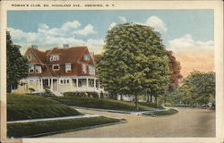 Woman's Club, South Highland Avenue Postcard