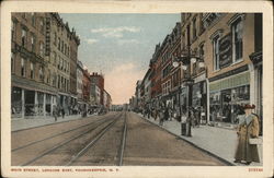 Main Street, looking East Poughkeepsie, NY Postcard Postcard 