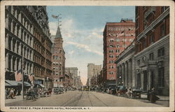 Main Street E. From Powers Hotel Rochester, NY Postcard Postcard Postcard