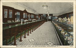 Smith Brothers Candy and Soda Department Poughkeepsie, NY Postcard Postcard Postcard