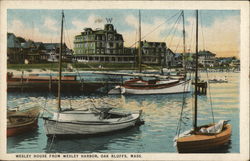 Wesley House From Wesley Harbor Postcard
