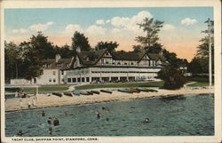 Yacht Club, Shippan Point Postcard