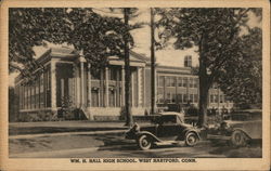 William H. Hall High School West Hartford, CT Postcard Postcard Postcard