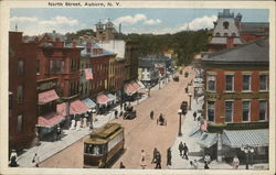 North Street Auburn, NY Postcard Postcard Postcard