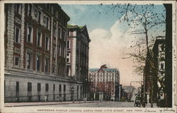 Amsterdam Avenue Looking North from 117th Street New York, NY Postcard Postcard 