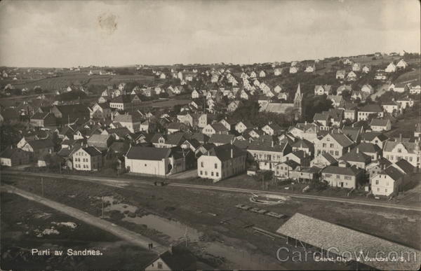 Bird's Eye View Sandnes Norway Eneret Beyer & Svarstad