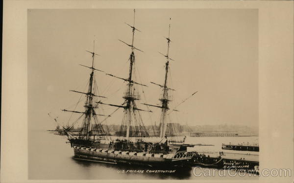 US Frigate Constitution at Dock Ships