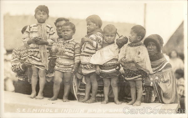 Seminole Indian Baby Show Native Americana