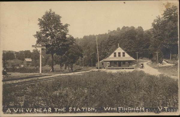 A View Near the R.R. Station Whitingham Vermont