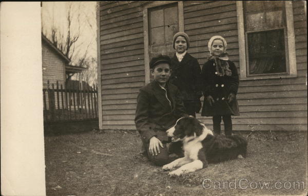 Children and Their Dog Family Portaits