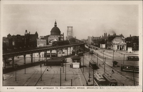 New Approach to Williamsburg Bridge New York