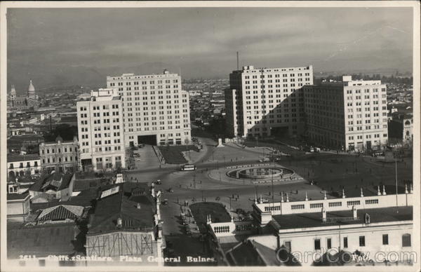 Plaza General Bulnes Santiago Chile
