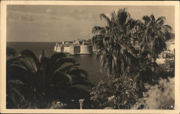 View of Waterfront Ragusa Yugoslavia Eastern Europe