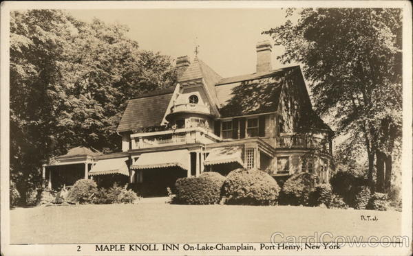 Maple Knoll Inn, On Lake Champlain Port Henry New York