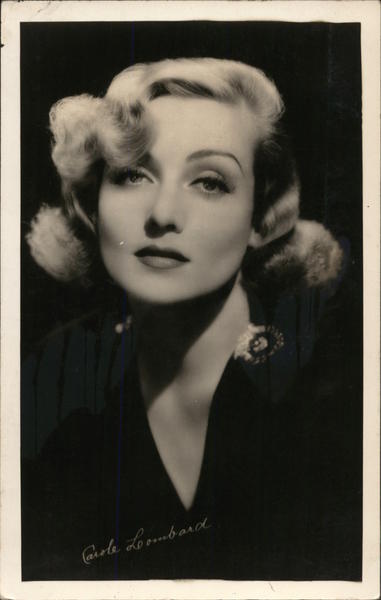 Carole Lombard Photo Postcard Actresses