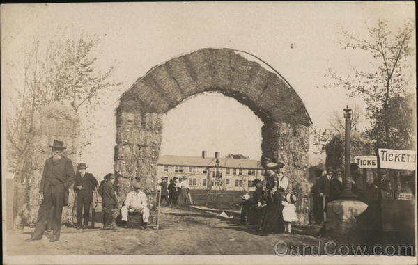 Hay Gate Entrance to Event on Campus University of Missouri Columbia
