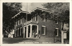 Grant Memorial Home Galena, IL Postcard Postcard Postcard