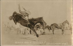Bare Back Riding? Postcard