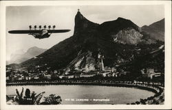 Dornier Do X Airplane over Rio Postcard