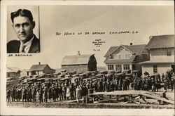 Home of Dr. Ortman Canistota, SD Postcard Postcard Postcard