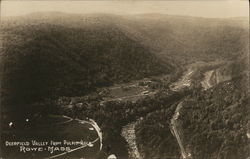 Deerfield Valley from Pulpit Rock Rowe, MA Postcard Postcard Postcard