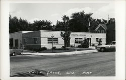 Municipal Building Union Grove, WI Postcard Postcard Postcard