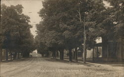 Main Residence St., North from Mills St. Postcard