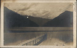 Lake Crescent from East Beach. Port Angeles, WA Postcard Postcard Postcard