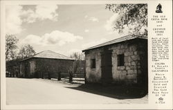 The Old China Bank, 1850 and Chinese Store, 1951 Postcard