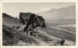 Mushroom Rock, Devil's Throne Death Valley National Monument, CA Postcard Postcard Postcard