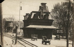 North Bennington Depot Rutland Railroad Vermont Postcard Postcard Postcard