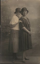 Portrait of Two Women Reutlingen, Germany Postcard Postcard Postcard