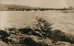 Niagara River Ice Jam New York Postcard Postcard Postcard