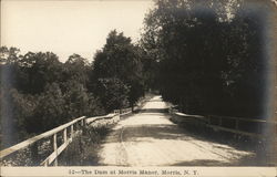 The Dam at Morris Manor New York Postcard Postcard Postcard