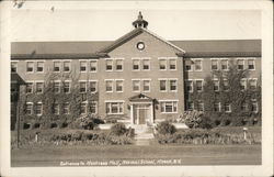 Entrance to Huntress Hall, Normal School Postcard