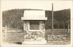 Cabin Site of Nancy Hanks Postcard